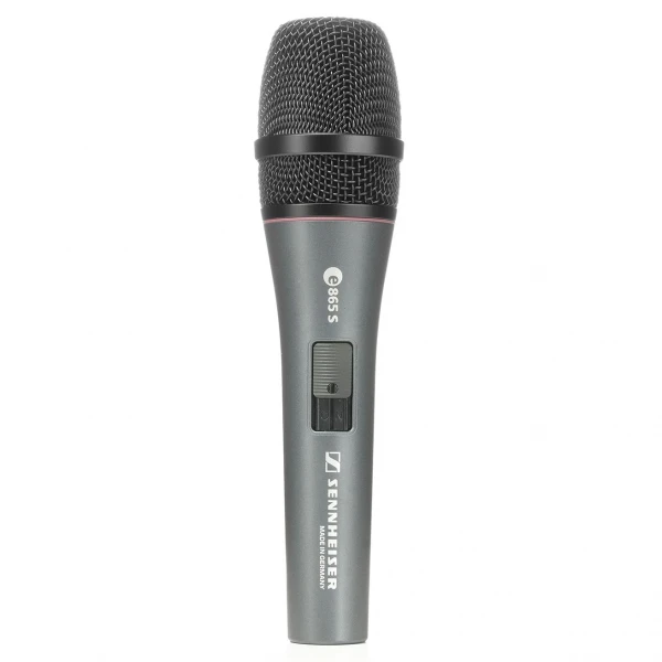 Sennheiser E 865-S Supercardioid Condenser Vokal Mikrofon Anahtarlı