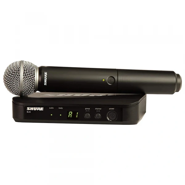 SHURE BLX24E/SM58 Portatif Tek El Kablosuz Mikrofon Seti
