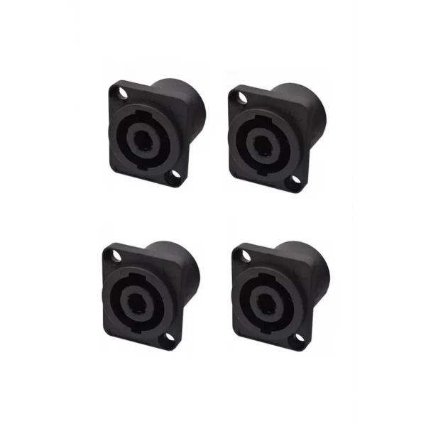 TTAF STS-04 şasi tip Plastik Speakon Konnektör 4-pin 4lü paket