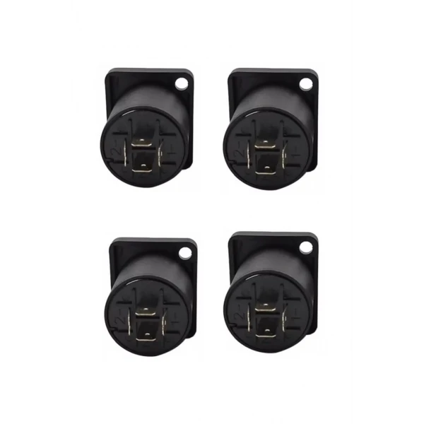 TTAF STS-04 şasi tip Plastik Speakon Konnektör 4-pin 4lü paket