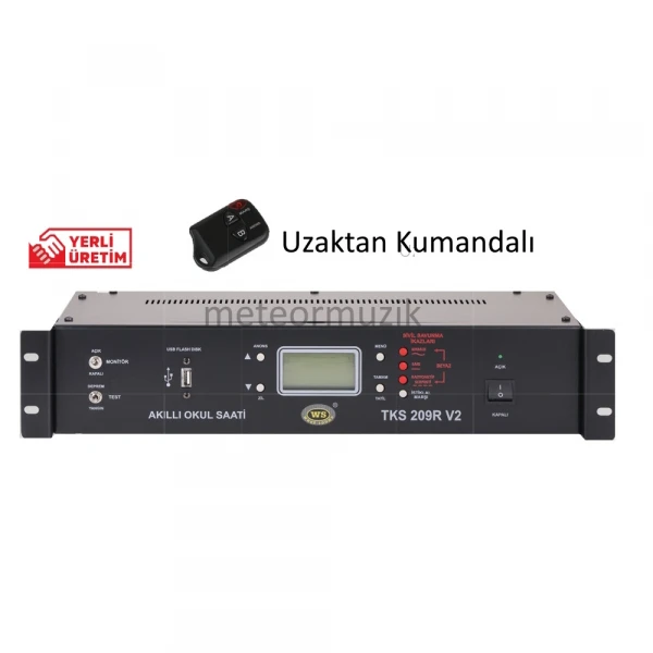 West Sound TKS 209R-V2 USB Akıllı Okul Zili - Rack Tipi