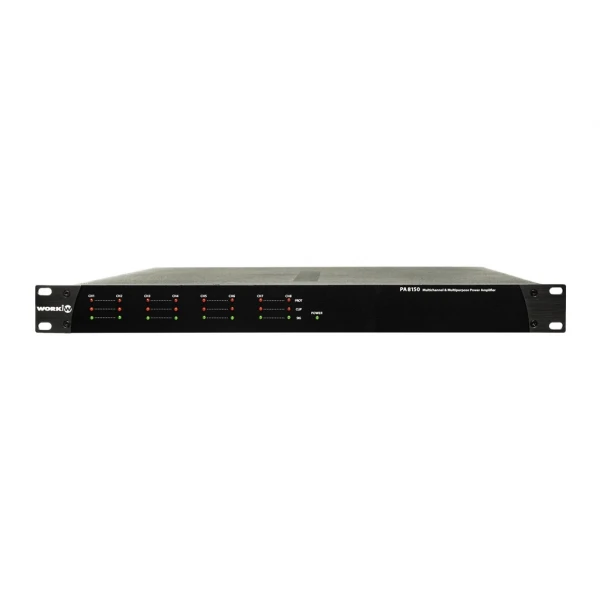 Work PA-8150 Power Amplifier 8x150W/4-ohm