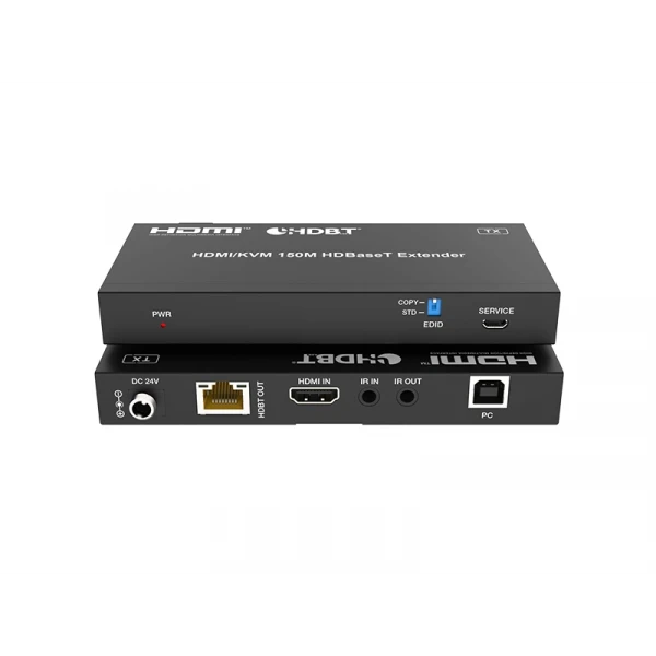 Woxcon WX-EHB150SK HDMI ve USB KVM Extender 18 Gbps HDBaseT Extender 150 Metre