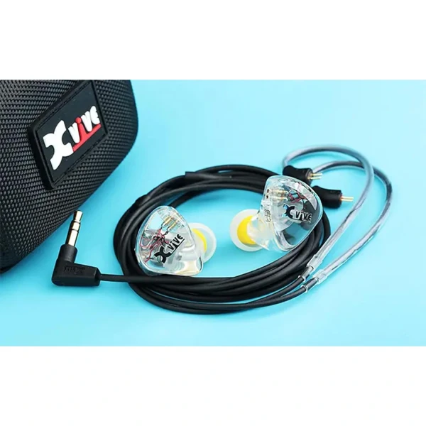 Xvive XV-T9 Çift Balanslı Sürücülü In-ear Monitör Kulaklık - Siyah