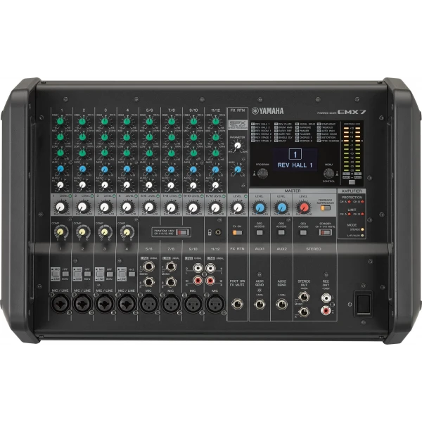 Yamaha EMX7 2x710W 12 Input Küp Powermixer