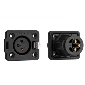 Neutrik NC3FDX-TOP 3 Pin XLR şasi tip Dişi Konnektor, PCB mount, Outdoor, IP65