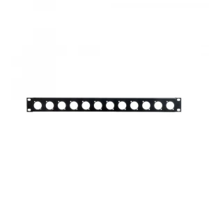 RMP10 Rack Patch Panel 10 bağlantı Şasi Tip XLR, Powercon, TS konnektörler için