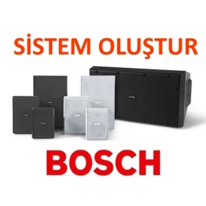 BOSCH SET Arka Plan Müziği için Ses Sistemini kendin oluştur (100V Hat Trafolu )