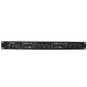 Adastra A14 Dual 4x160W 2 Zone Stereo Mikser Amfi Çift Kaynaktan Müzik Yayını Özellikli