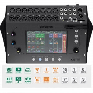 Allen & Heath CQ18T 18-kanal Dijital Mikser 18-in / 8-out