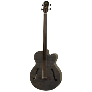 Aria FEBF2MFLSTBK Perdesiz Akustik Bas Gitar
