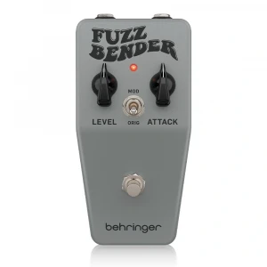 Behringer FUZZ BENDER Vintage 60s Style Fuzz Pedal with Custom Bias Mod Switch