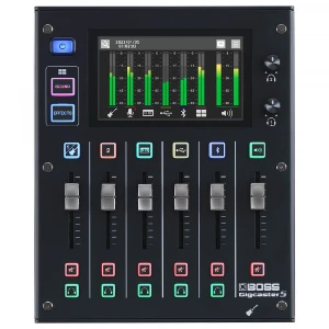 BOSS GCS-5 Gigcaster 5 Podcast Gaming Canlı Yayın Ses Mikseri
