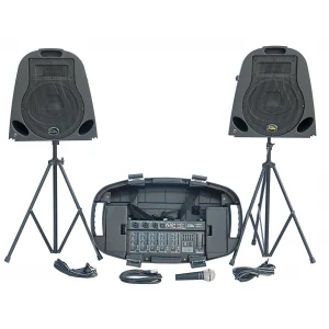 Bots LC-S200 Aktif Compact Bavul tipi Taşınabilir Ses Sistemi, 2x10 400W 220V (taşıma case çatlak)