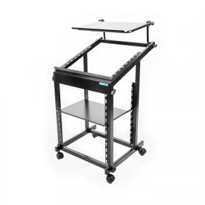 CTT R4 16U Orta Boy Rack Montaj, Tekerli, Mikser Üniteli + Notebook Standı