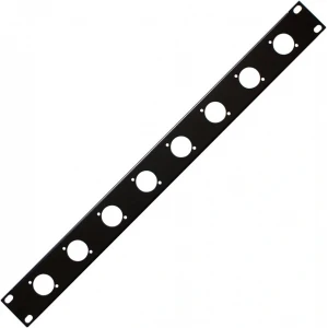 RMP8 Rack Patch Panel 8 bağlantı Şasi tip XLR, Powercon, TS konnektörler için