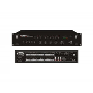 Decon DP-7245 2 Kanal preampli, 6 zone Seçici, 3 aux, Mesaj Kaydetme, 6 Line çıkış, (DP-328 ile 6 zone anons)