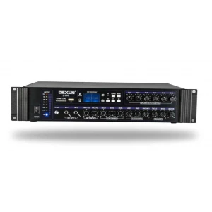 Dexun D100 Mikser Amfi 60W/100V 6-volüm kontrol, USB/BT