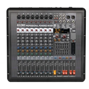 Globe GTP-804 Powermixer 8-kanal 4x900W/4-ohm USB/BT