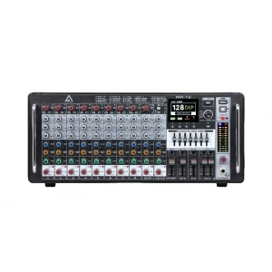 K.Meister PMR-12 2x400W 12 input Powermixer, Blutooth, USB, 128 program efekt, 19 Rack Montaj