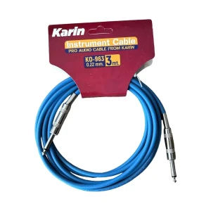 Karin KO-970-3MT (Mavi) 3-metre Gitar Kablosu (Mavi)