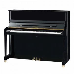 KAWAI K-300 M/PEP Parlak Siyah 122 CM Duvar Piyanosu
