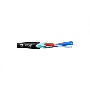 Klotz P0122YGR 2x0,22 mm. ince sinyal Kablosu 3,4mm. dış çap (100-metre Rulo)