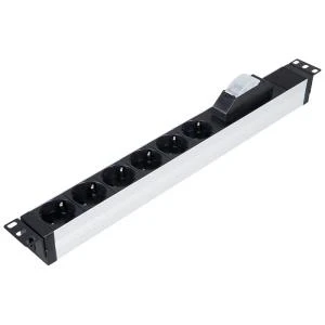 Lande Schuko Grup Priz 6xDIN49440 Soketli (LN-PRZ-SGT-1U6P-SC)