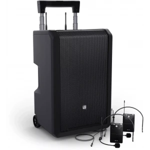 LD Systems ANNY 10BPH 2 B5 Taşınabilir PA Sistemi, Akülü Mobil Hoparlör, Çift Mikrofon