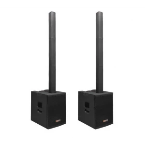 MK MEGAMAN SET L/R Stereo Aktif Sütun Hoparlör Seti 2 x 12 Sub + 2 x 4x3 Satelite
