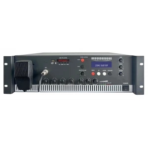 Meteor ACL-COMPACT Acil Anons Sistemi, 12 Zone, 500W 100V Amfili, Mesaj Kayıt ve Otomatik Anons