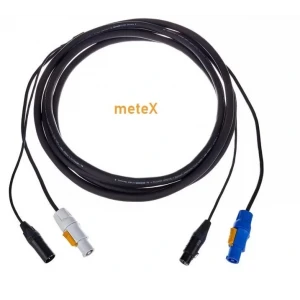 Metex PCB30 Hybrid Aktif Hoparlör Sinyal Kablosu, (3x1,5mm Elektrik ve 2x0.22 Sinyal) metre seçiniz