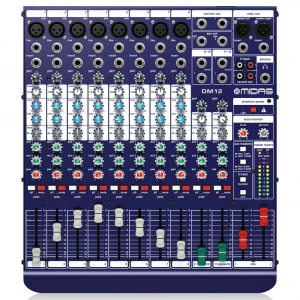 Midas DM12 10 Kanal Analog Stüdyo Mikseri