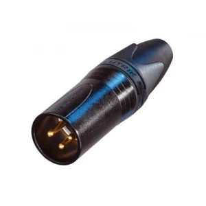 Neutrik NC3MXX-B GOLD Contact XLR 3 Pin Erkek Konnektör