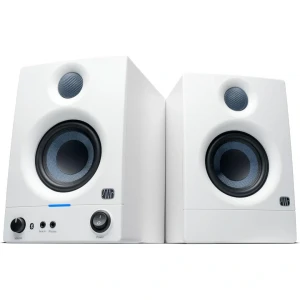 PreSonus Eris 3.5 BT MK II (Beyaz) Yeni Nesil, Bluetooth 5.0 Bağlantılı 3.5 2-Yollu aktif stüdyo monitor (Çift)