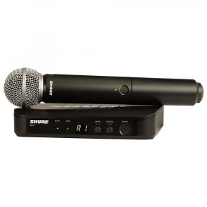 SHURE BLX24E/SM58 Portatif Tek El Kablosuz Mikrofon Seti