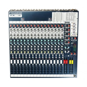 Soundcraft FX16II 16-kanal Canlı Müzik ve Stüdyo Kayıt Mikseri 3 Aux lexicon Efekt
