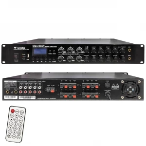 WESTA WM-250UT 6-zone Mikser Amfi 250W/100V 16-ohm Usb/BT