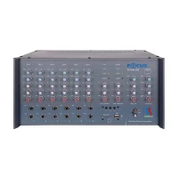 Startech Focus F6-600-USB 6-kanal Mikser Amfi 2x300W/4-ohm/100V