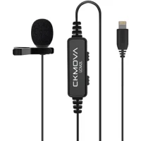 CKMOVA LCM2L Iphone Ipad ve IOS için Lightning Girişli Yaka Mikrofonu