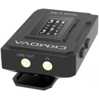 CKMOVA Vocal X V1 Ultra kompakt 2,4 GHz Tek Yaka Kablosuz Mikrofon Seti