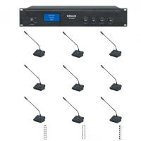 Decon DX Serisi Kablolu Konferans Sistemi, Video Takip, Simultane 1+10