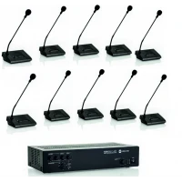 RCF Forum 3100 Konferans Mikrofon Sistemi 1 Başkan + 6 Delege