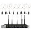 K.Meister UW-3850 8 Headset + 8 Yaka Mikrofonlu Kablosuz Set