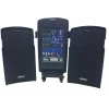 Mickle MPB210 2x10 Şarjlı Taşınabilir Çift Hoparlörlü Mikrofonlu Ses Sistemi Seti USB Bluetooth