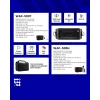 Westa WAP-500H 6 Taşınabilir Ses Sistemi | 50W EL Mikrofonlu, Bluetooth, USB