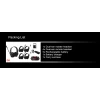 Wicom E-D5 5-Kişi için Dual Kulaklıklı Çift Yönlü Kablosuz intercom iletişim Sistemi, 400-metre mesafe, 1 Master + 4 Headset
