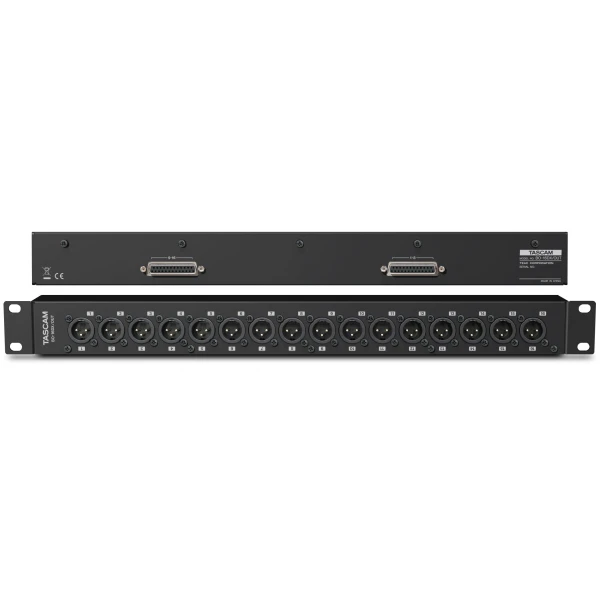 Tascam BO-16DX-OUT breakout Box with 16 Balanced Outputs XLR(M) from 2* SUB-D25