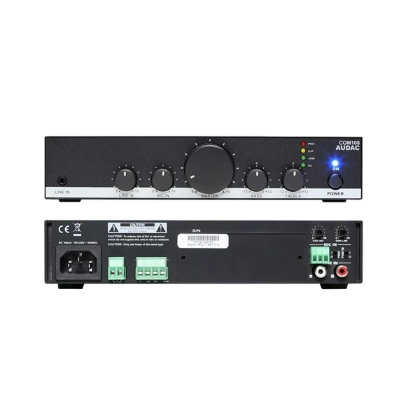 Audac COM108 Mikser Amfi 80W/100V