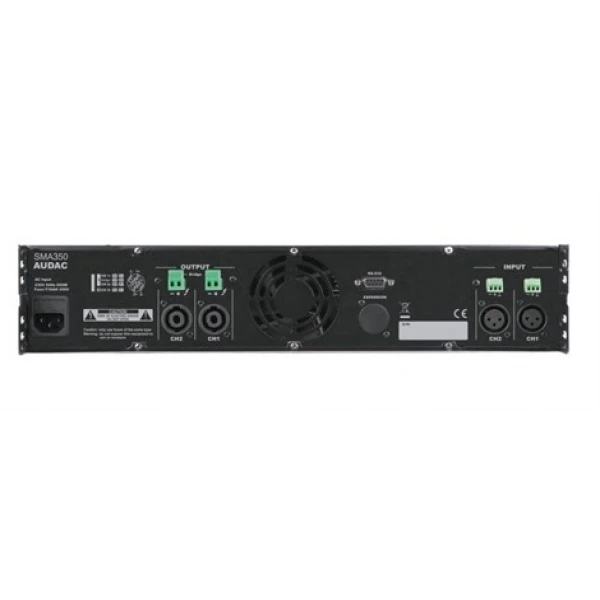 Audac SMA350 DSP Power Amplifier 2x350W/4-ohm